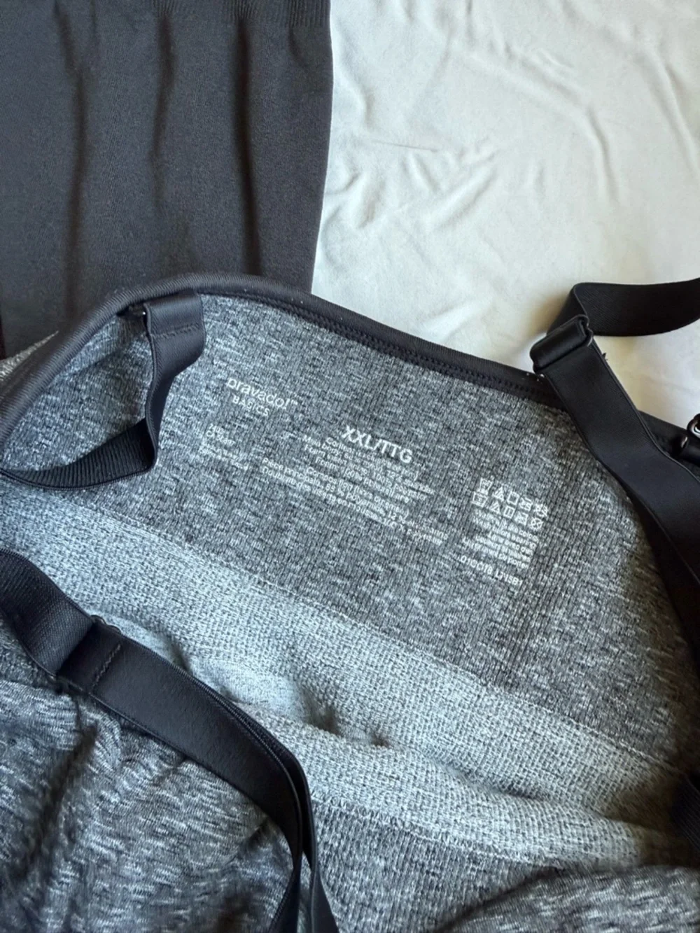 Bravado Basics Nursing Tank Pair - Black & Heather Gray - Picture 2 of 3